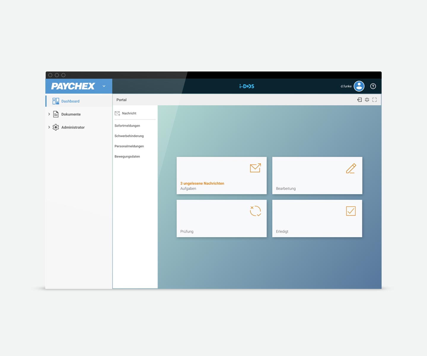 Dashboard HR Portal